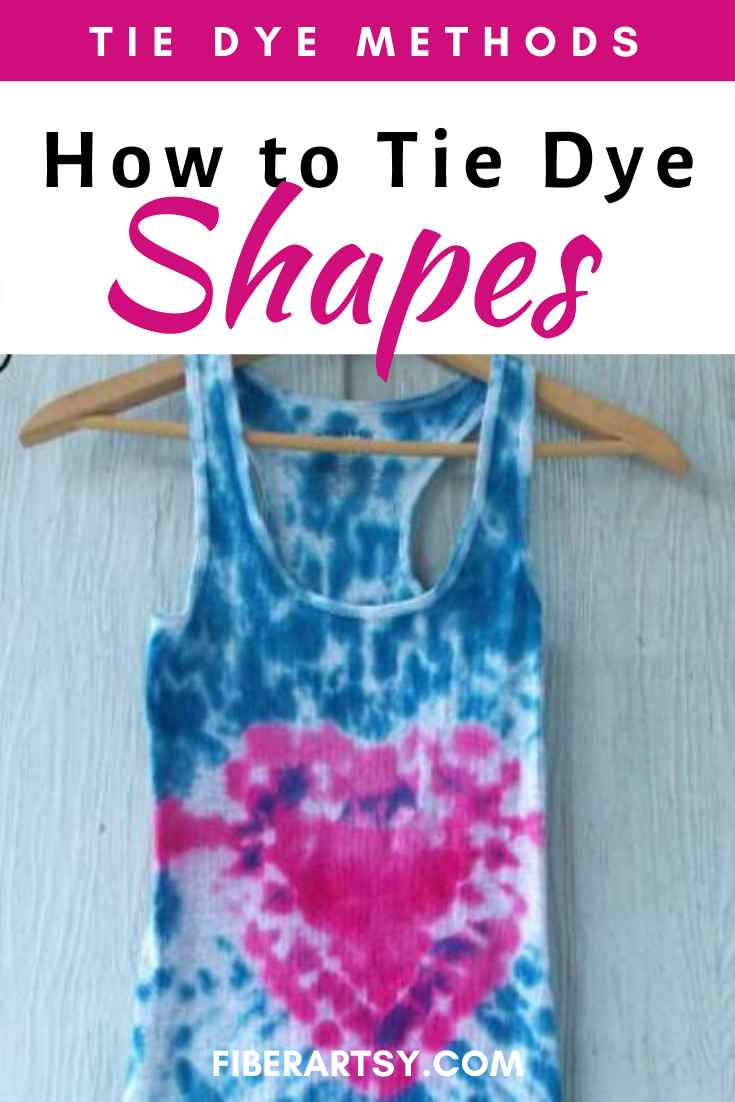 How to Tie Dye Shapes - Hearts