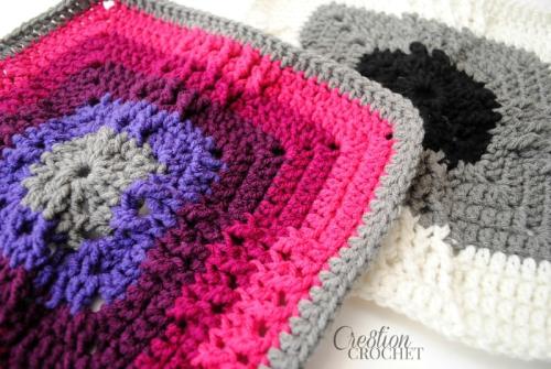 Windmill Crochet Granny Square