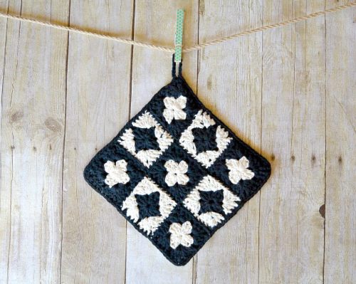 Pot Holder Granny Square Pattern