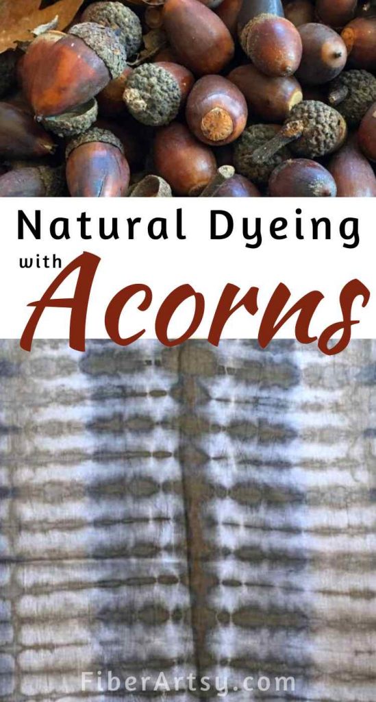 Natural Fabric Dyeing with Acorns