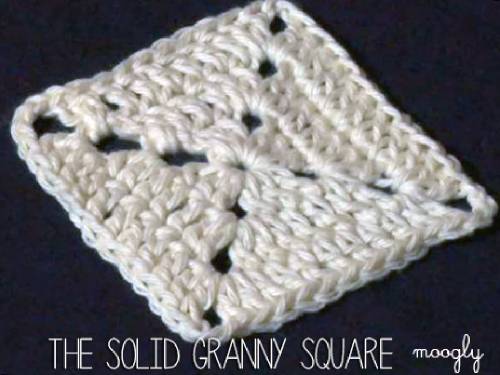 Solid Granny Square Pattern
