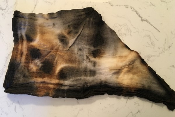 Shibori Dyed Cotton Towel