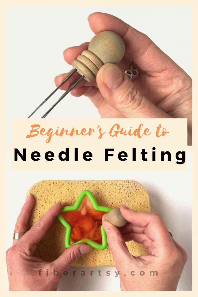 Beginner's Guide to Needle Felting - how to needle felt wool or wool roving