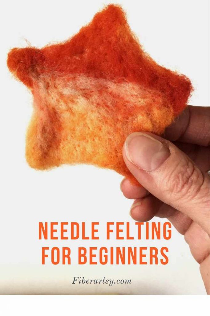 How to felt wool with felting needles