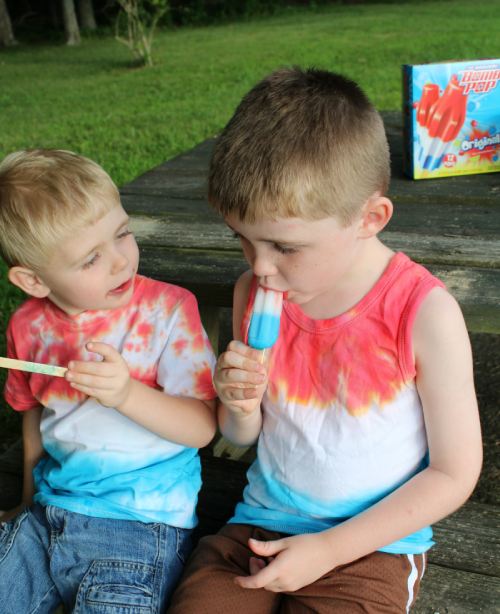 Tie Dyed Kids T Shirt