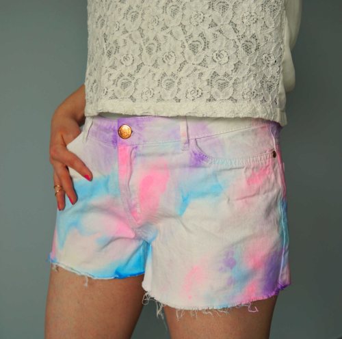 Tie Dyed Shorts
