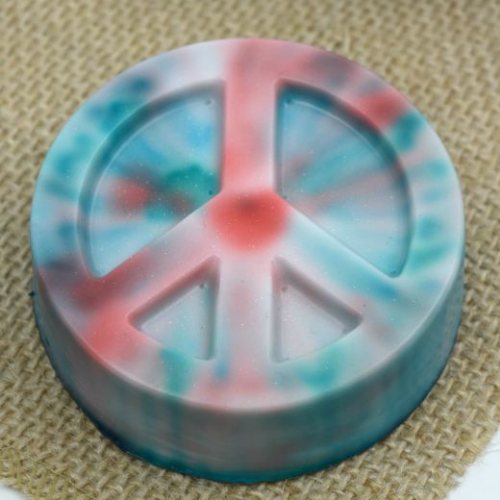 Homemade Tie Dyed Soap