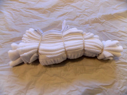 Accordion Folded Long Johns for tie dyeing