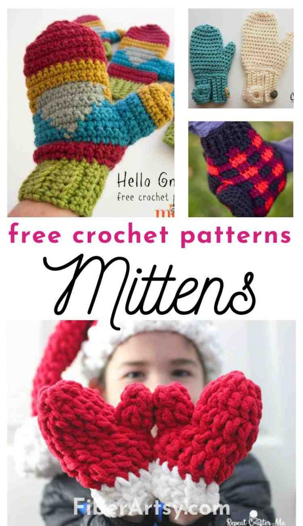 Crochet Patterns for Mittens and Gloves