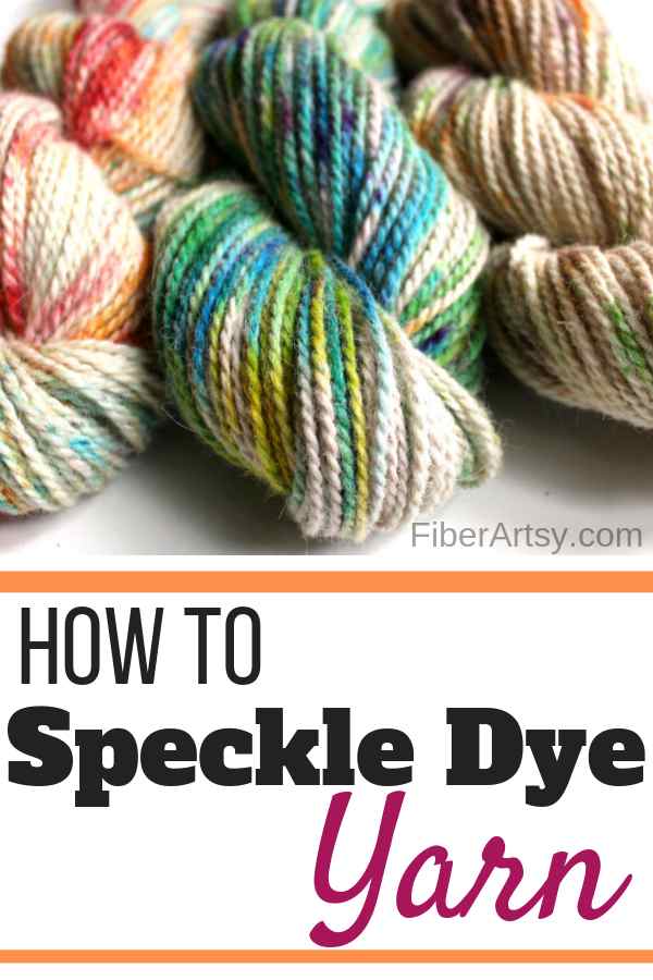 How to make Speckle Dyed Yarn
