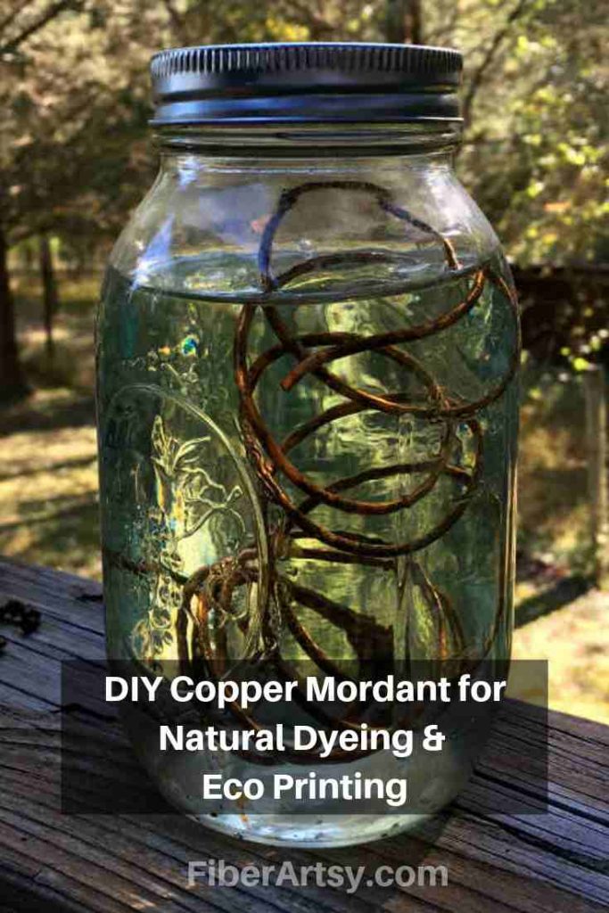 Recipe for a Copper Mordant or Copper Modifier