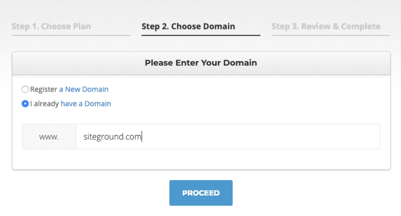 Choose a Domain Name