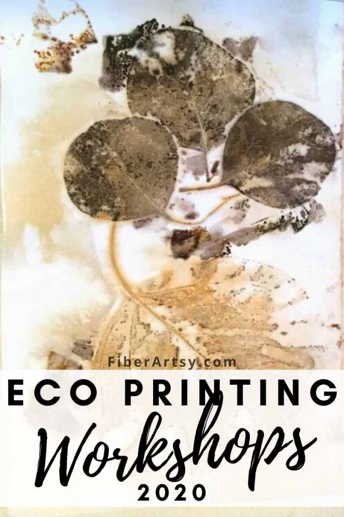 Eco Printing Workshops and Classes in 2020