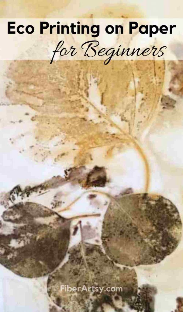Eco Printing on Paper