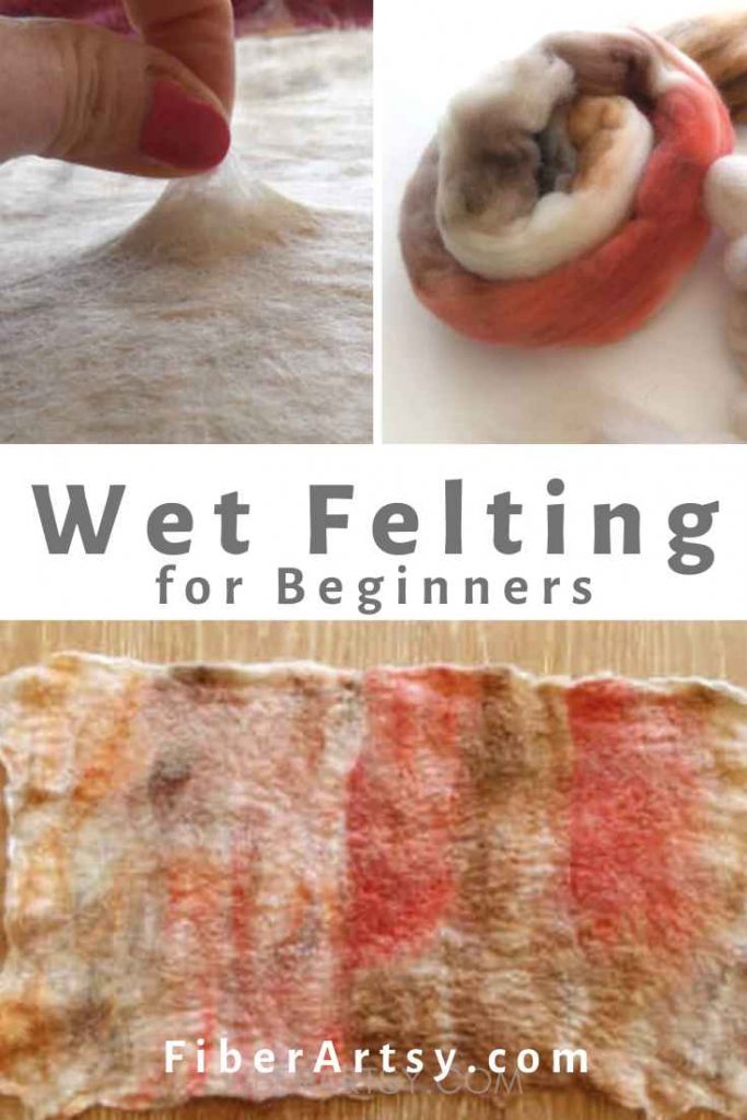 How to Make Felt with the wet felting technique