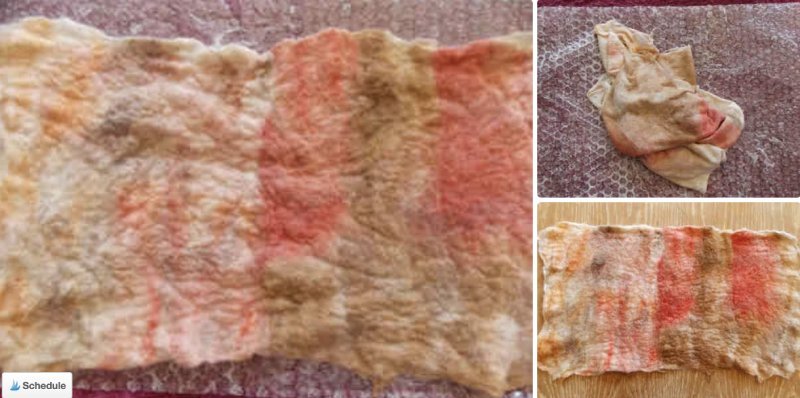 Wet Felted Fabric