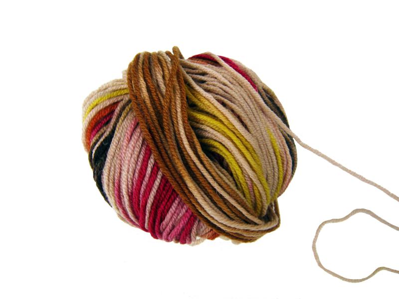 Hand Dyed Ball of Yarn