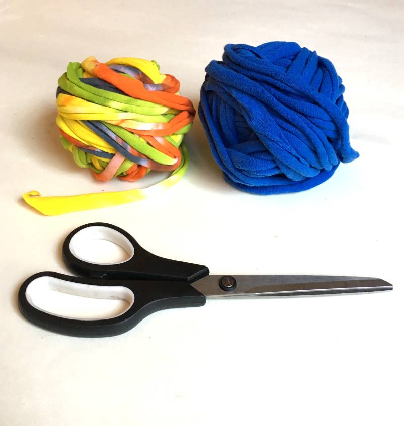 How to join tshirt yarn without sewing