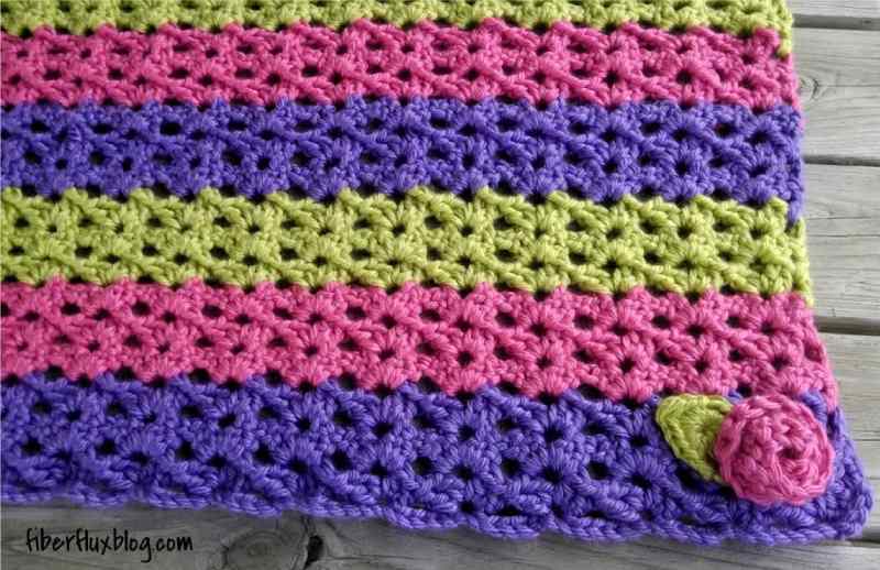 Sorbetto Baby Blanket and Play Mat Free Crochet Pattern
