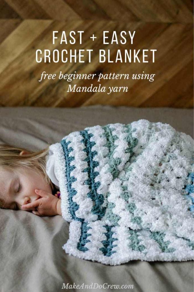 Tributary Baby Crochet Blanket or Afghan Free Pattern