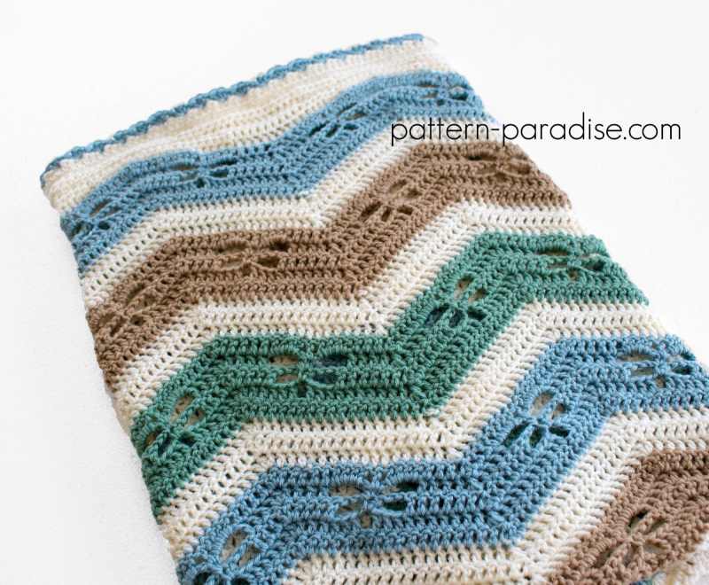 Free Crochet Pattern for a Baby Blanket by Pattern Paradise
