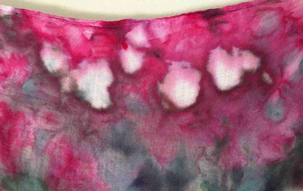 How to Ice Dye Cotton Fabric Towels
