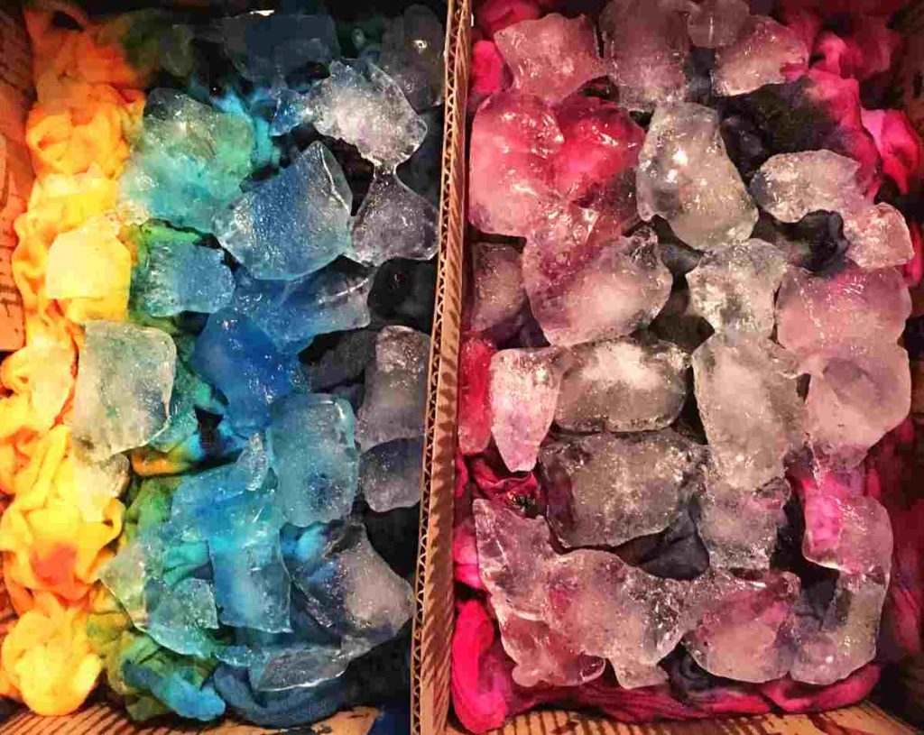 How to Ice Dye on Cotton Fabric