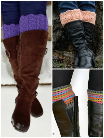 Boot Cuff and Boot Topper Free Crochet Patterns