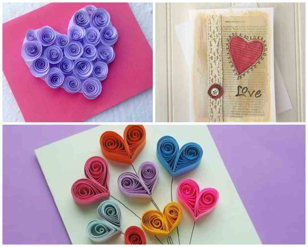 Handmade Valentine Card Ideas (1) (1) - FiberArtsy.com, image size:1000x800