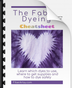 image of a book cover The Fabric Dyeing Cheatsheet